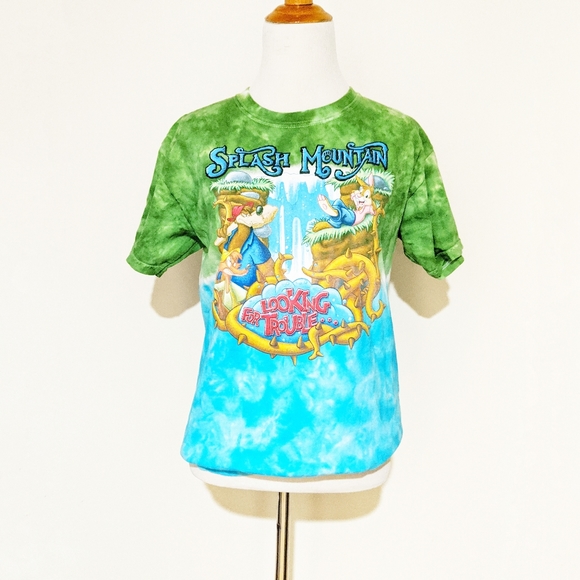 splash mountain tie dye shirt